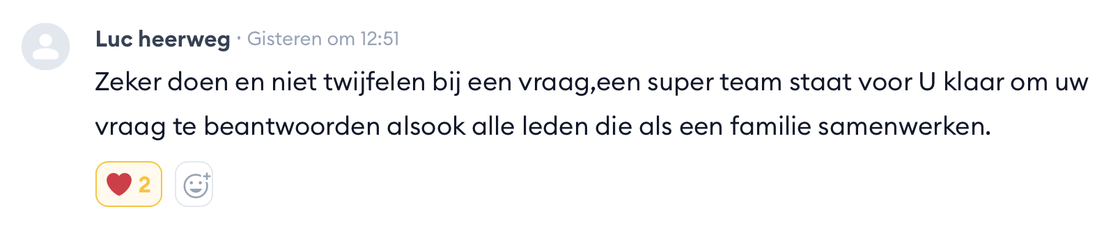 Ervaring van Luc H.
